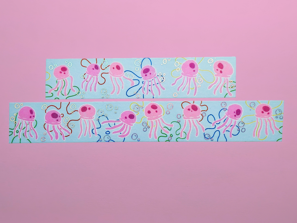 jellyfish jam Holographic Washi Tape