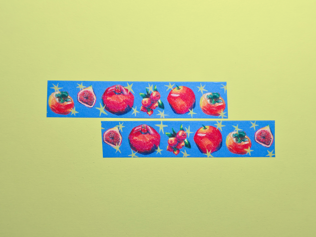 fall fruits Washi Tape