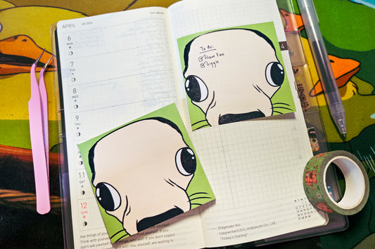 big head jiro Sticky Notes