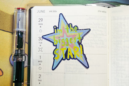 i'm the biggest star! Die-Cut Sticker