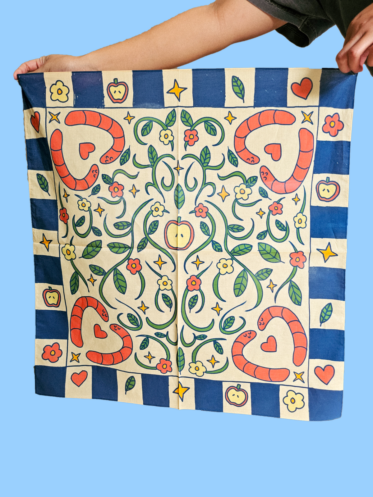 love worms Cotton Bandana