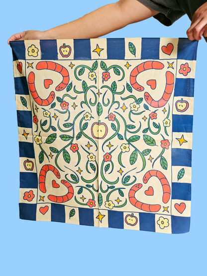 love worms Cotton Bandana