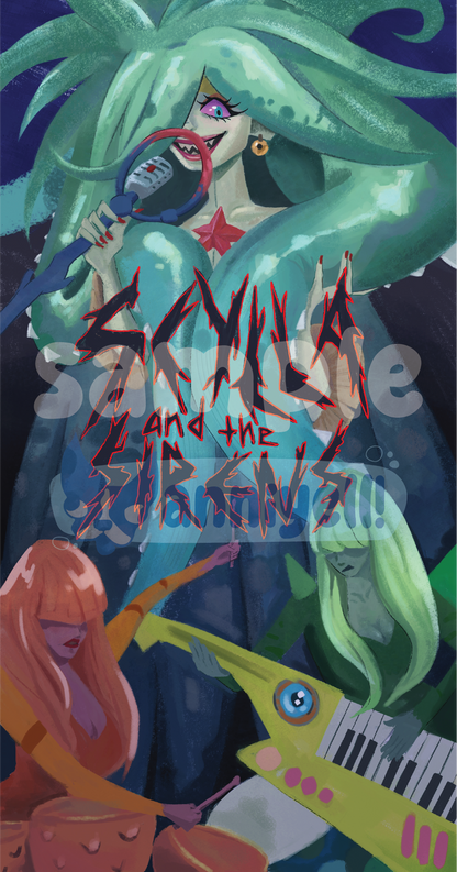 scylla and the sirens Art Print