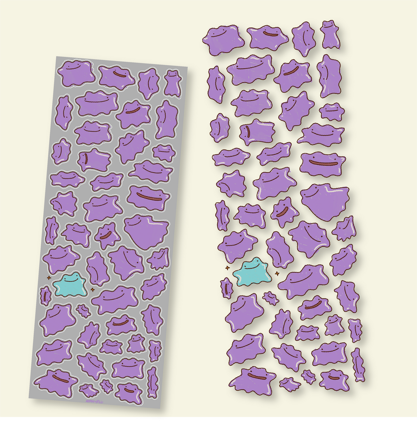 gooey! Clear Deco Sticker Sheet