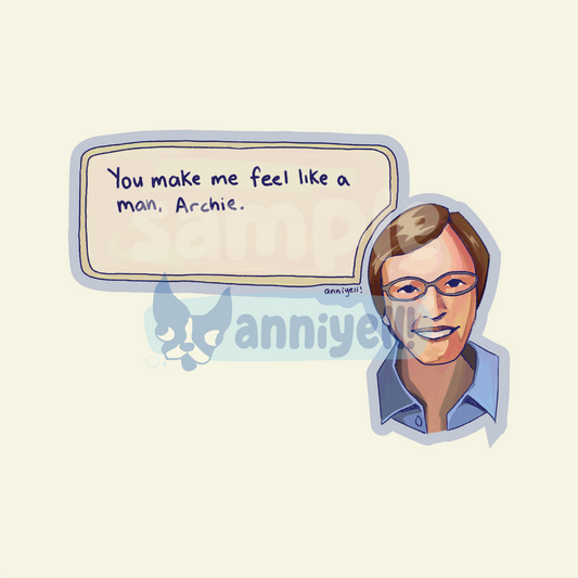 dog game yaoi Die-Cut Sticker