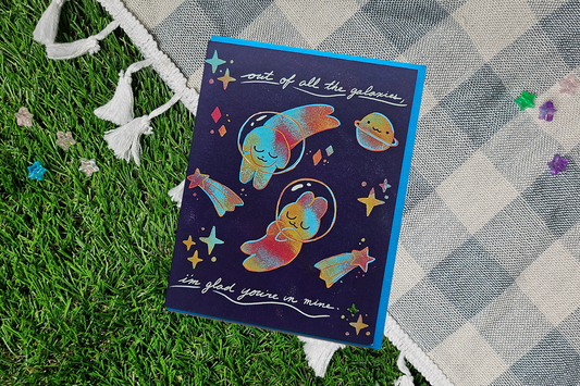 galaxies Greeting Card
