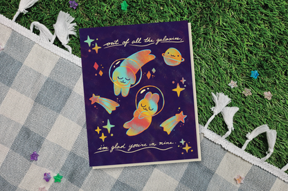 galaxies Greeting Card