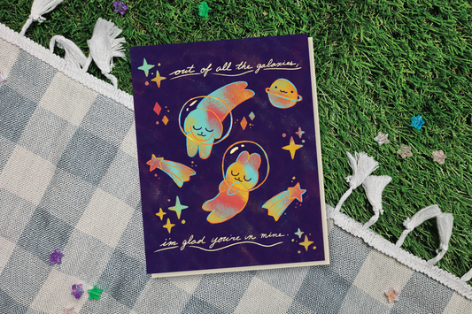 galaxies Greeting Card