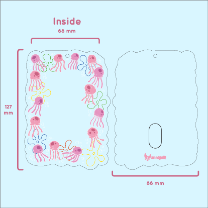 jellyfish jam Acrylic Photocard Holder