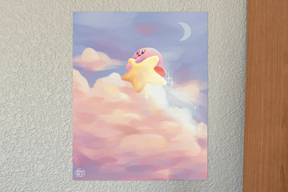 flyin' kirby Art Print