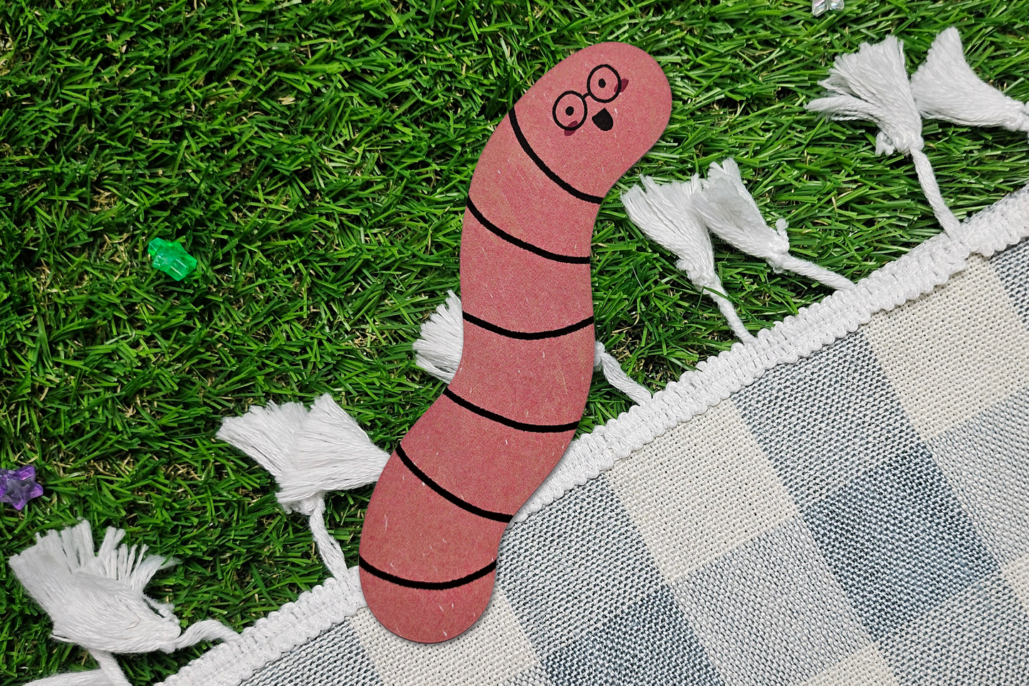 nerd worms Bookmark