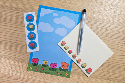 tulip garden Letter Writing Set