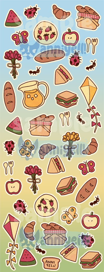 picnic time! Deco Sticker Sheet