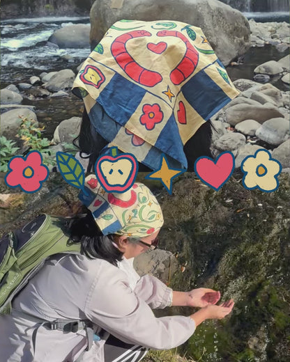 love worms Cotton Bandana