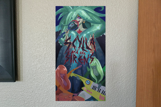 scylla and the sirens Art Print