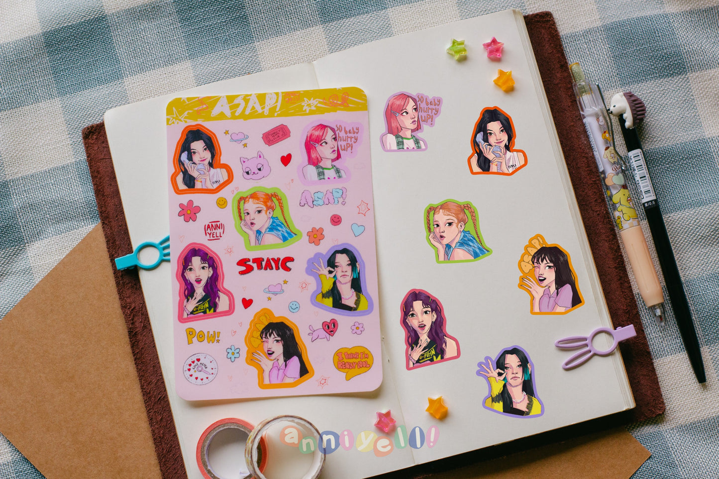 ASAP! MV-Inspired Sticker Sheet