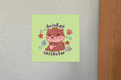 trinket collector Mini Art Print