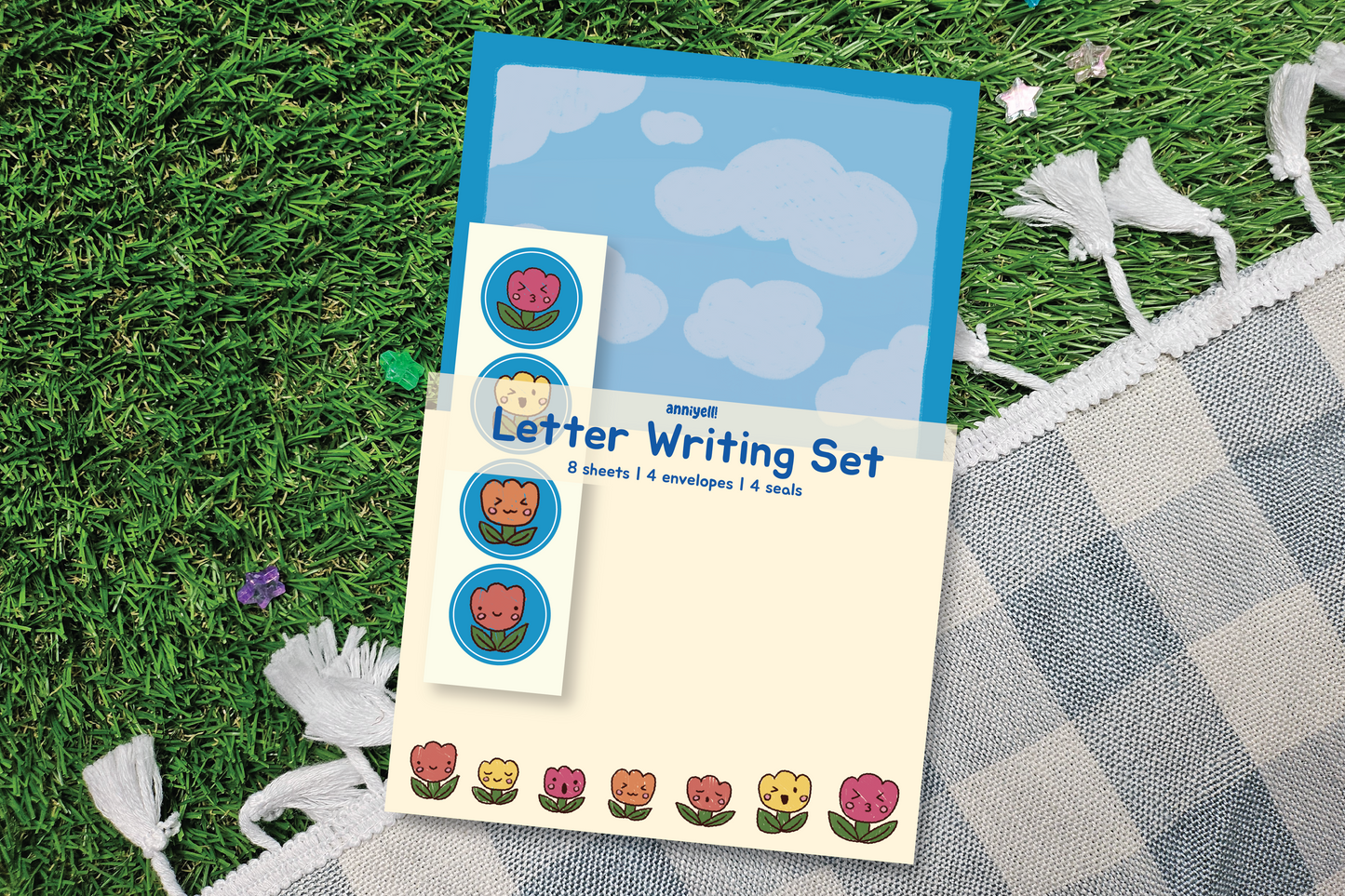 tulip garden Letter Writing Set